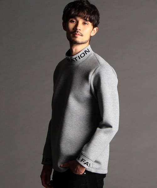 NICOLE CLUB FOR MEN（ニコルクラブフォーメン） ジャガードニット衿