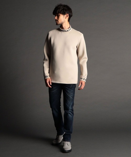 NICOLE CLUB FOR MEN（ニコルクラブフォーメン） ジャガードニット衿