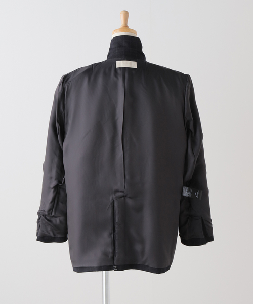 めぐplage organic wool ジャケット　ブラック　36サイズ plage organic wool ジャケットブラック36サイズ