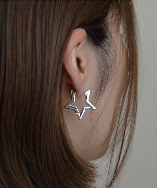 【ちーころさん専用】STAR JEWELRY 星型 フープ ピアス セット styiro ピアス ニッケルフリー 星 スターフープピアス