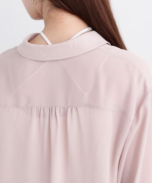 PROPORTION BODY DRESSING ブラウス シャツ シアーシャツ