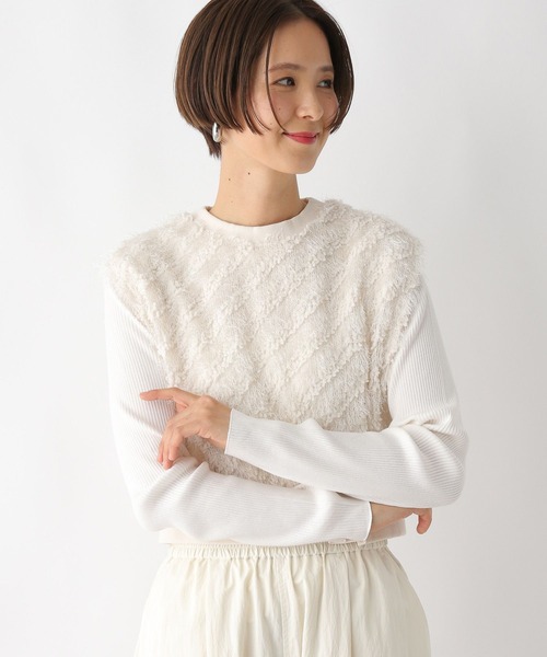 em. エムドット ホワイトツィード ベスト ジレ 当店在庫してます！ em. エムドット ホワイトツィード ベスト