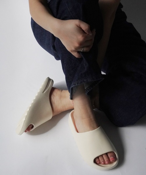 関税送料込♪ JEANS/EVA サンダル ストロング 防水 軽量EVAサンダル LL ネイビー 10-7-122 1足