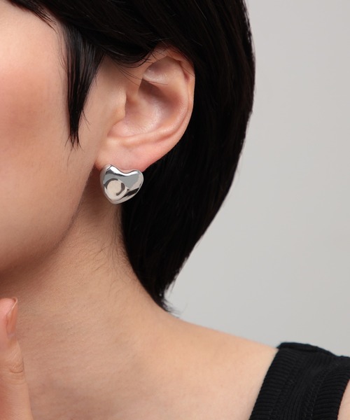 Plus Vendome ピアス BODY_ハートピアス レディース : ZOZOTOWN