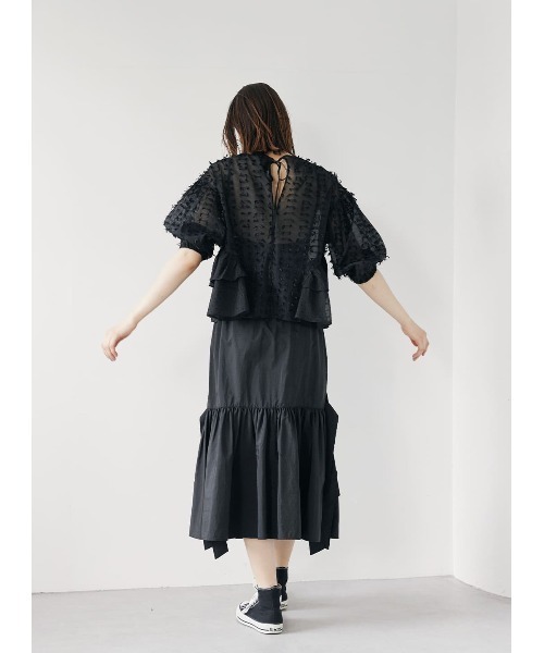 COEL（コエル） スカート サイドリボンスリットスカート : ZOZOTOWN