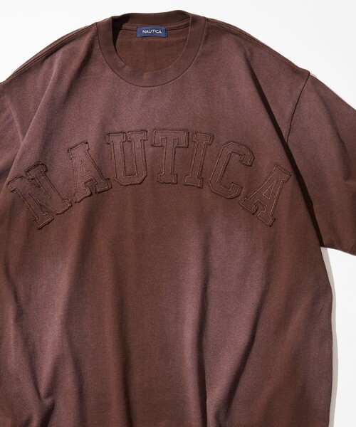 【アドミラル】スローガンアーチロゴTEE ☆新品・未使用 セール】NAUTICA/ノーティカ Felt Patch Arch Logo S/S Tee
