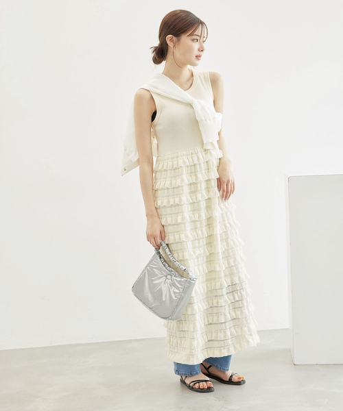 ROPE' PICNIC（ロペ ピクニック） ワンピース フリルティアード