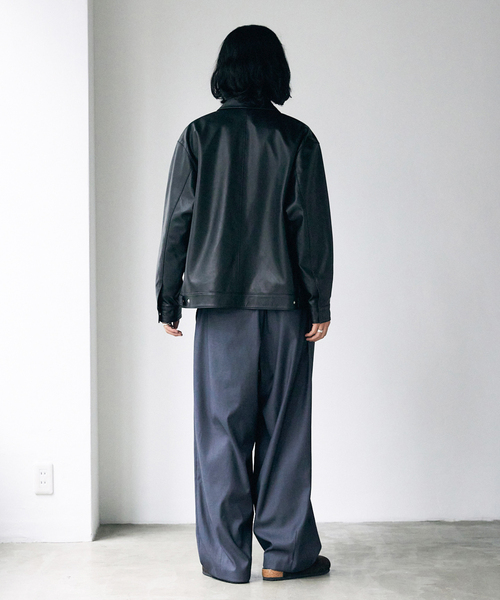 楽天市場】シープレザー ステンカラー ブルゾン JOURNAL