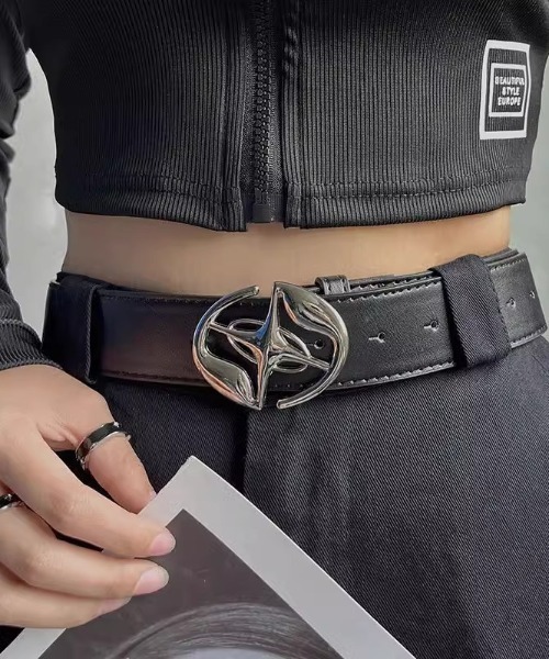 【DIESEL】90s~メタルロゴバックル・リアルレザーベルト　カーキ系　Y2K Amazon | [Diesel] (ディーゼル) メンズ カウレザー デボスロゴ