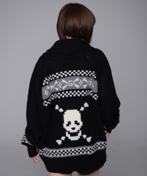スカル macmahon knitting mills Skull カウチン macmahon knitting mills カウチン スカル Skull