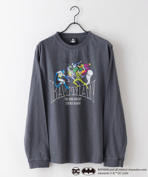 UNIT（NIXON） tシャツ 「BATMAN/バットマン」パウダーブリーチ