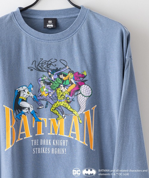 UNIT（NIXON） tシャツ 「BATMAN/バットマン」パウダーブリーチ