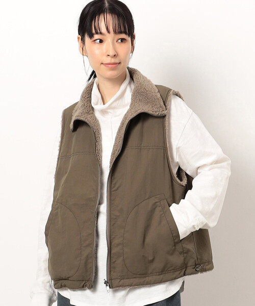 23区GOLF｜【WOMEN】ボアベスト | Rakuten Fashion(楽天