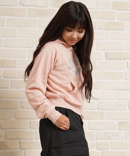 STARTER BLACK LABEL パーカー サガラ刺繍ワッペン ショート丈