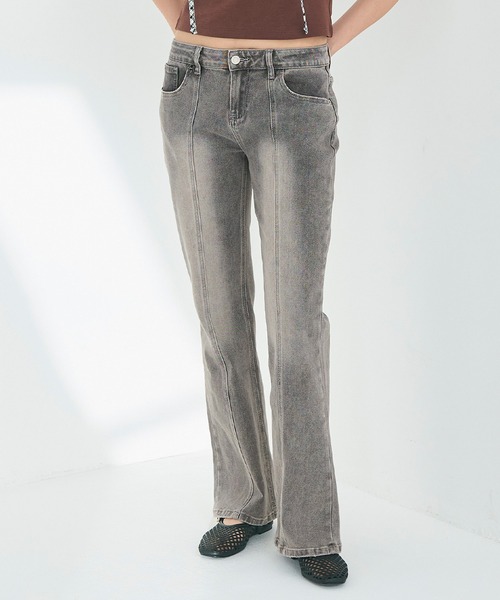 ローライズ ジーンズ レディース（サイズ（S/M/L）：L）の