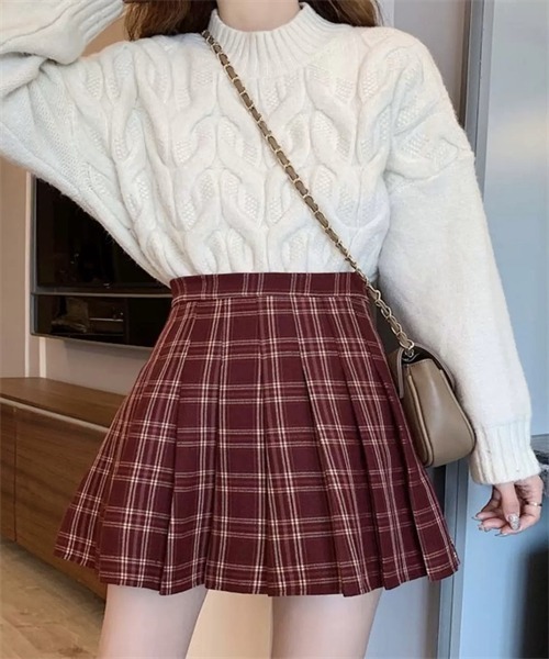 Dream garden（ドリームガーデン） スカート チェック柄 プリーツミニ