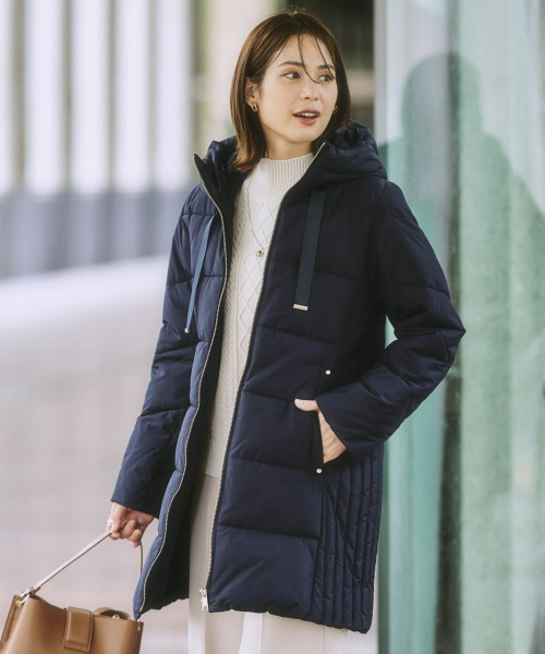 7days Life Styling ダウンコート ダウンジャケット サイド切替 7days Life Styling ダウンコート ダウンジャケット サイド切替