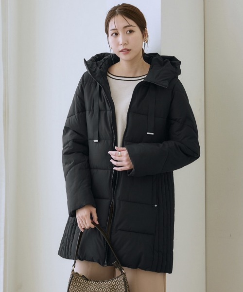 7days Life Styling ダウンコート ダウンジャケット サイド切替