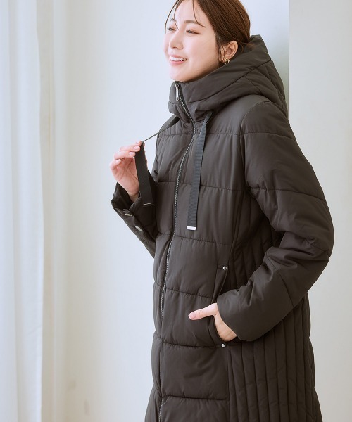 7days Life Styling ダウンコート ダウンジャケット サイド切替