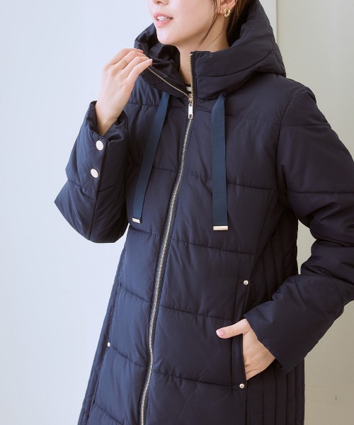 7days Life Styling ダウンコート ダウンジャケット サイド切替