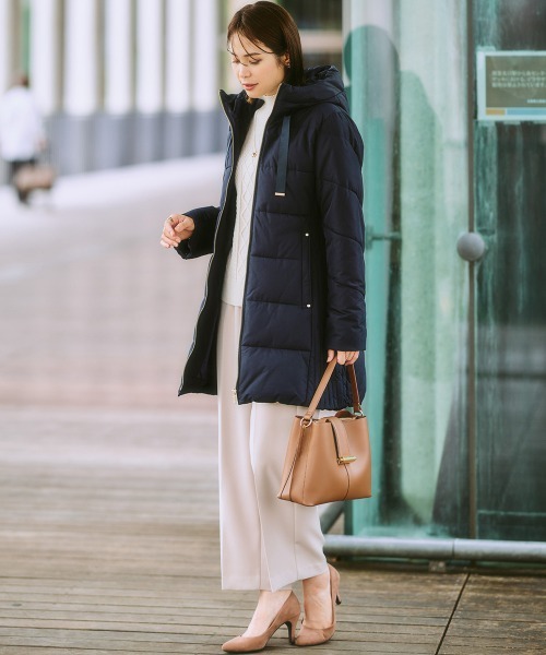 7days Life Styling ダウンコート ダウンジャケット サイド切替