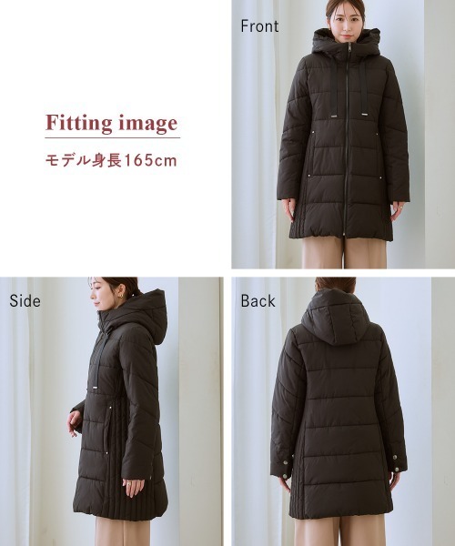 7days Life Styling ダウンコート ダウンジャケット サイド切替