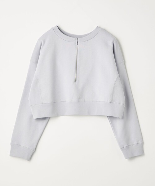 トレーナー スウェット 「EMMEL REFINES」EM ハーフジップ 2WAY スウェット レディース UNITED ARROWS green label relaxing｜<EMMEL REFINES>EM ハーフ