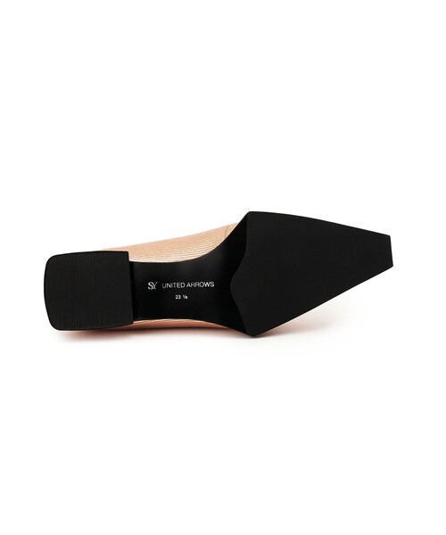 SY UNITED ARROWS パンプス 「SY」ダブルリボンピース フラット