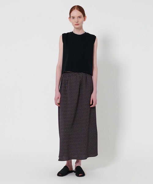 【Steven Alan】スカート　フリーサイズ steven alan プリーツマキシ丈スカート