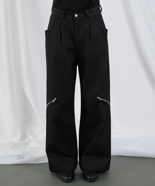 selle glant（セレグランテ） ジーンズ RIGID DENIM ZIP DESIGN PANTS