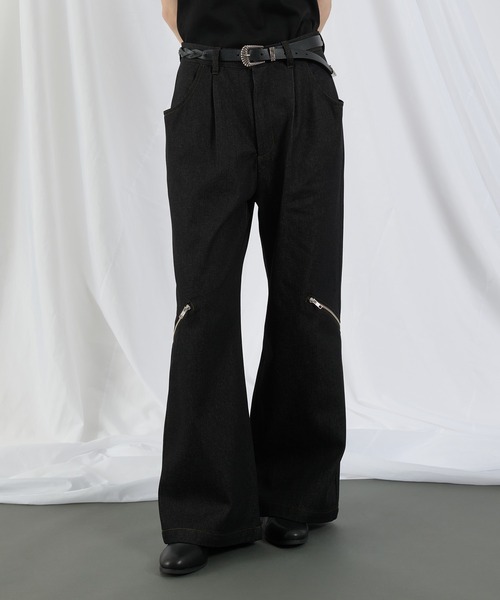 selle glant（セレグランテ） ジーンズ RIGID DENIM ZIP DESIGN PANTS