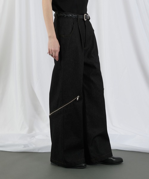 selle glant（セレグランテ） ジーンズ RIGID DENIM ZIP DESIGN PANTS