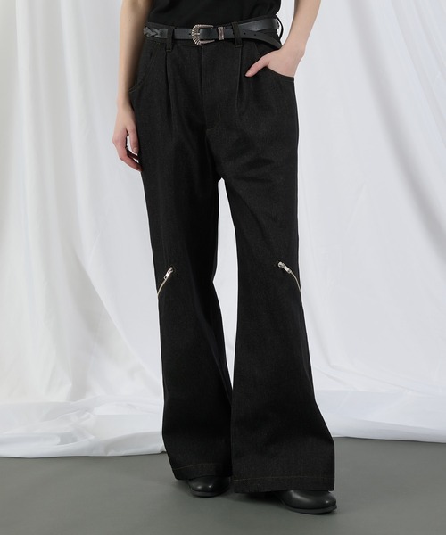 selle glant（セレグランテ） ジーンズ RIGID DENIM ZIP DESIGN PANTS