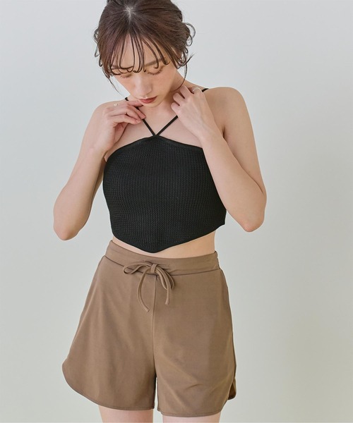 SEA DRESS（シードレス） 水着 Xホルターネックニットビキニ/水着