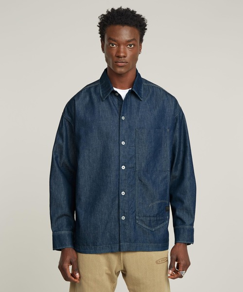 yonfa boxy slit shirt ヨンファ　デニムシャツ 楽天市場】【中古】ヨンファ YONFA リボン バンドカラー デニム シャツ