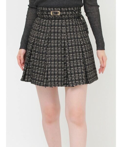 RESEXXY（リゼクシー） スカート ツイードプリーツミニスカート