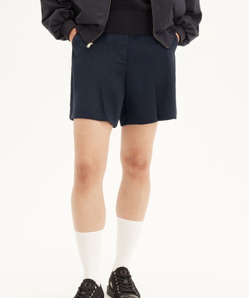 FRED PERRY フレッドペリー Pleated Shortsショートパンツ Pleated Shorts(8 608：NAVY): | FRED PERRY JAPAN | フレッド