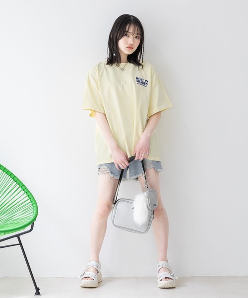 パンツ ダメージデニムショートパンツ キッズ 子供服 女の子 | repipi armario | 12