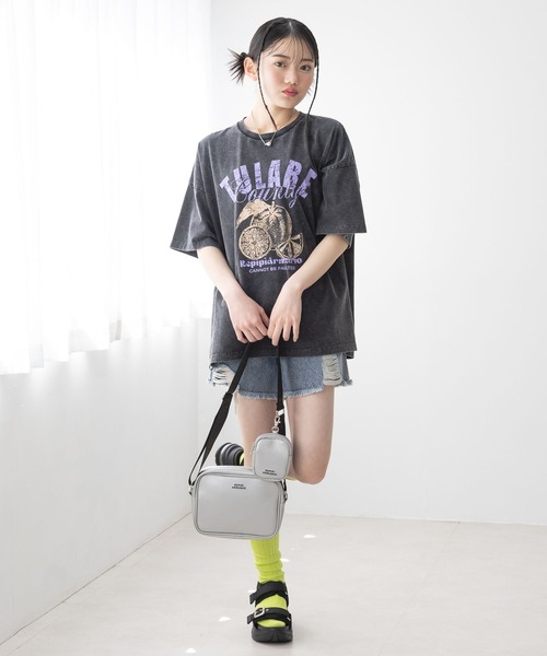 パンツ ダメージデニムショートパンツ キッズ 子供服 女の子 | repipi armario | 14