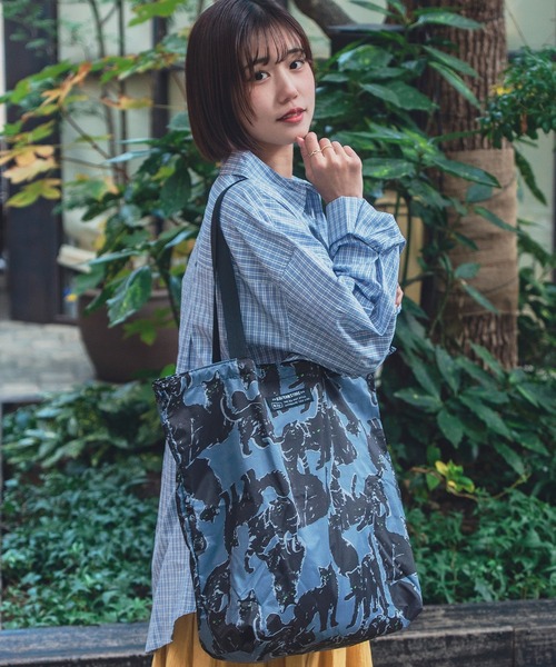 【新品】刺繍軽量 ナイロン エコバッグ ショルダーバッグ【トムとジェリー柄】3点 新品 トムとジェリー 刺繍 ナイロン バッグ ショルダーストラップ付き