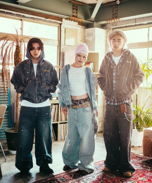 centimeter（センチメーター） デニムジャケット gジャン Ruler paint