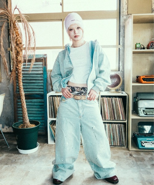 centimeter（センチメーター） デニムジャケット gジャン Ruler paint