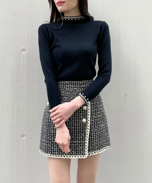 「titty&Co. PETIT」 長袖ニット FREE ブラック レディース_画像8