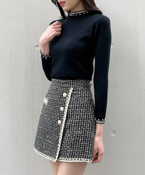 「titty&Co. PETIT」 長袖ニット FREE ブラック レディース_画像9