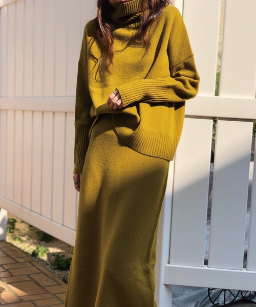 「BANNER BARRETT」 タートルネックニット 38 ベージュ レディース_画像4