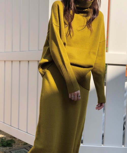 「BANNER BARRETT」 タートルネックニット 38 ベージュ レディース_画像6