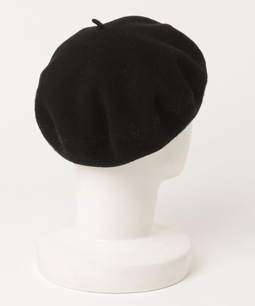 アニエスベー 帽子 ベレー帽 ブラック agnes b.（アニエスベー） ベレー帽 UNI ブラック レディース