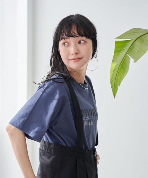 coen tシャツ 接触冷感ロゴアソートプリントTシャツ レディース