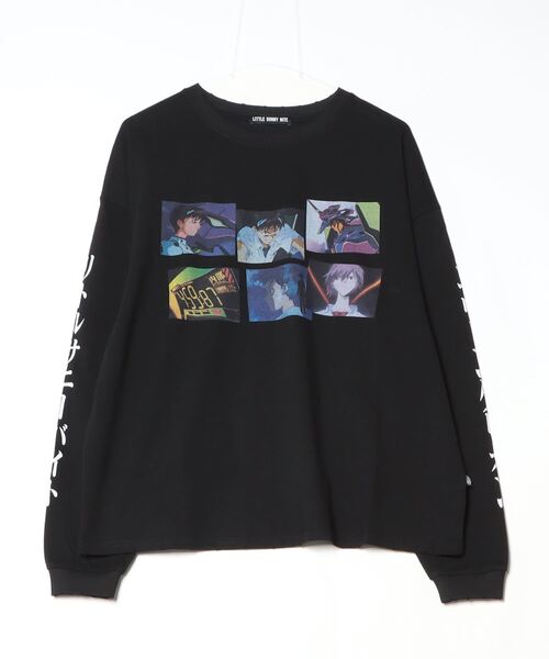 tシャツ evangelion x little sunny bite long tee レディース メンズ Little sunny bite tシャツ evangelion x little long tee