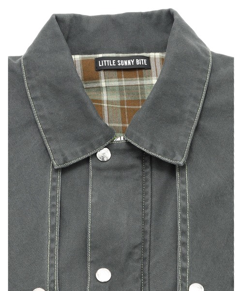 littlesunnybite/リトルサニーバイト/twill jacket M Little sunny bite（リトルサニーバイト） コート アウター 「8」「it